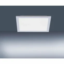Plafonnier Leuchten Direkt FLAT LED Argenté, 1 lumière, Télécommandes