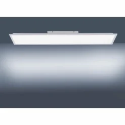 Plafonnier Leuchten Direkt FLAT LED Argenté, 1 lumière, Télécommandes