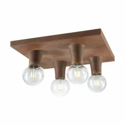 Plafonnier Leuchten Direkt TURN ME Rouille, 4 lumières