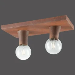 Plafonnier Leuchten Direkt TURN ME Rouille, 2 lumières