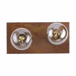 Plafonnier Leuchten Direkt TURN ME Rouille, 2 lumières