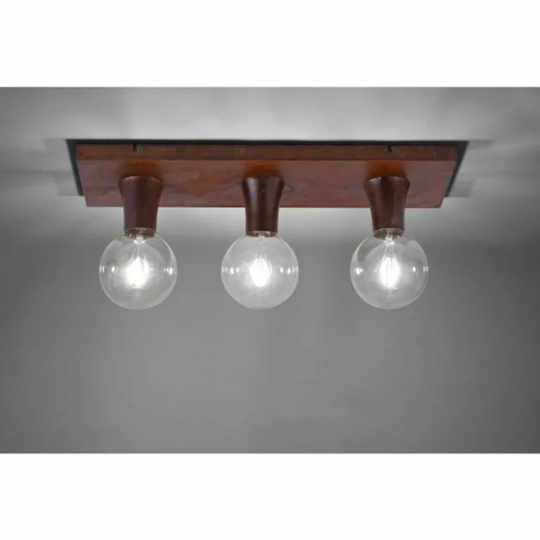 Plafonnier Leuchten Direkt TURN ME Rouille, 3 lumières