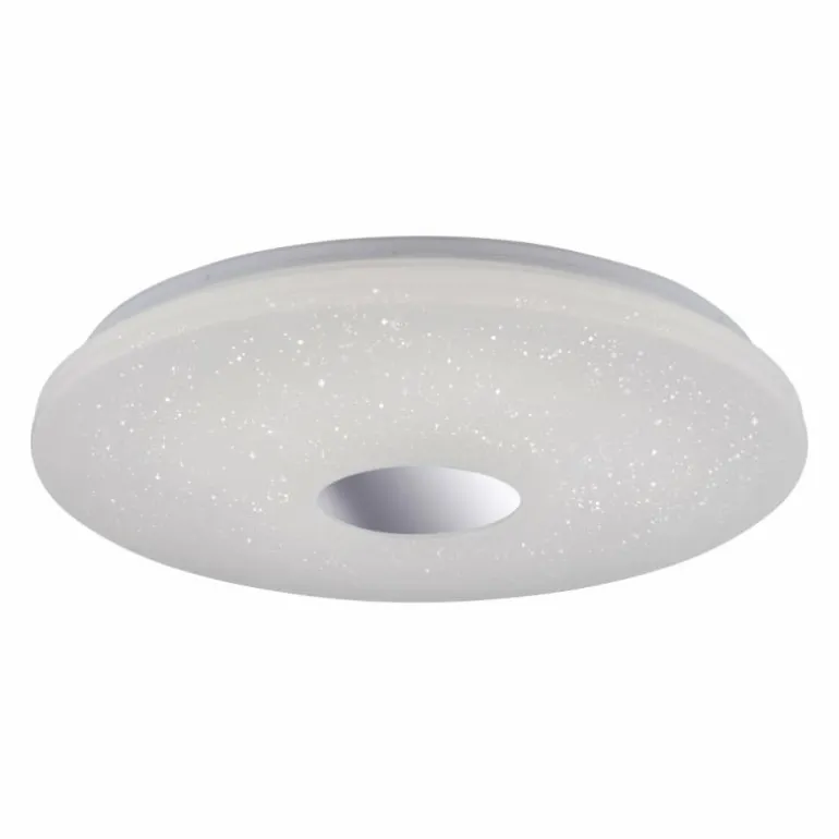 Plafonnier Leuchten Direkt LAVINIA LED Chrome, 1 lumière, Détecteur de mouvement