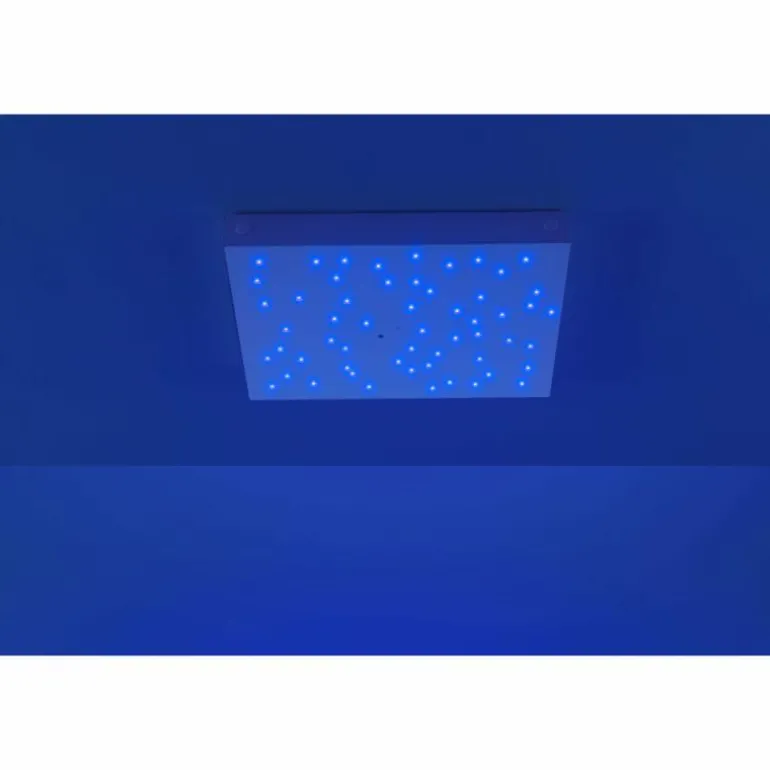 Plafonnier Leuchten Direkt Ls-STARS LED Blanc, 1 lumière, Télécommandes, Changeur de couleurs