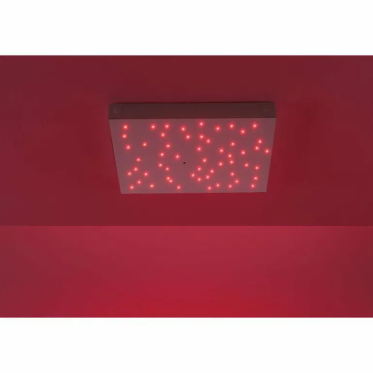 Plafonnier Leuchten Direkt Ls-STARS LED Blanc, 1 lumière, Télécommandes, Changeur de couleurs