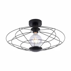 Plafonnier Leuchten Direkt PORTO Noir, 1 lumière