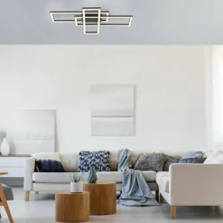 Plafonnier Leuchten Direkt IVEN LED Noir, 1 lumière