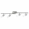Plafonnier Leuchten Direkt MAX Acier inoxydable, 4 lumières