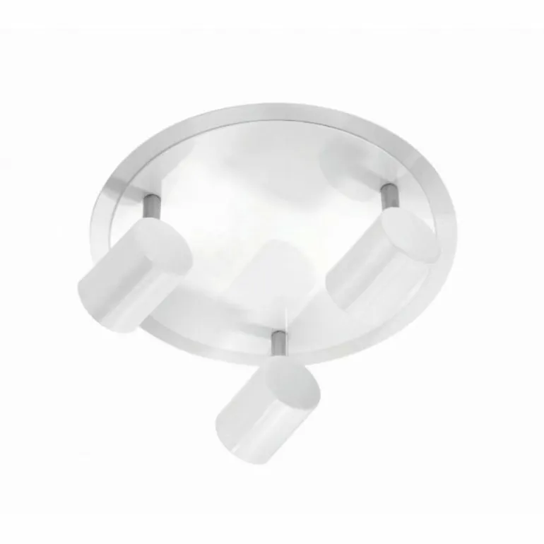 Plafonnier Leuchten Direkt TARIK Blanc, 3 lumières