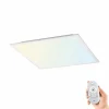 Plafonnier Leuchten-Direkt FLAT LED Blanc, 1 lumière, Télécommandes