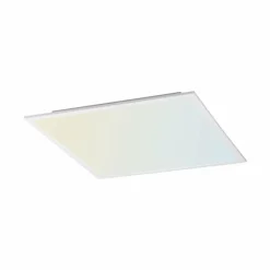 Plafonnier Leuchten-Direkt FLAT LED Blanc, 1 lumière, Télécommandes