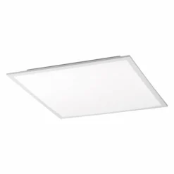 Plafonnier Leuchten-Direkt FLAT LED Blanc, 1 lumière, Télécommandes