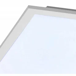 Plafonnier Leuchten-Direkt FLAT LED Blanc, 1 lumière, Télécommandes