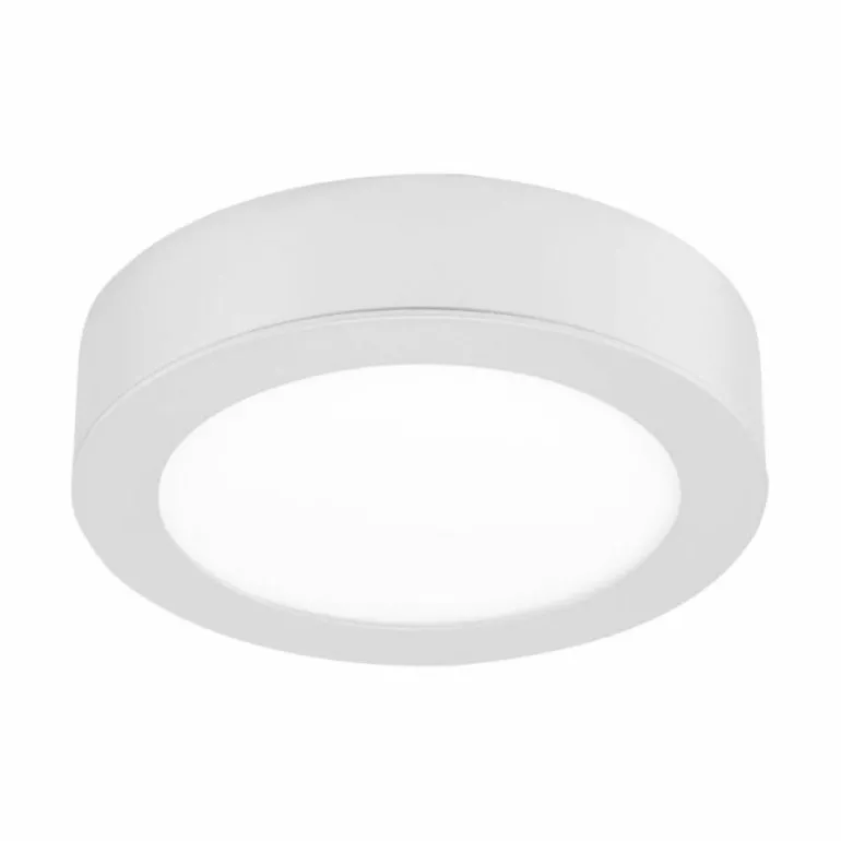 Plafonnier Leuchten-Direkt OSKAR LED Blanc, 1 lumière