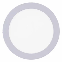 Plafonnier Leuchten-Direkt OSKAR LED Argenté, 1 lumière