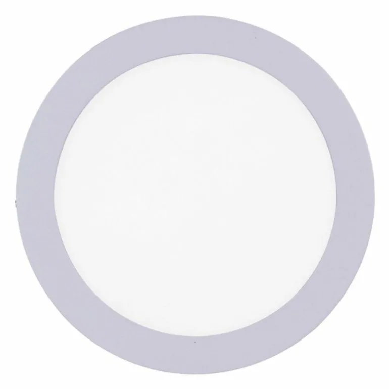 Plafonnier Leuchten-Direkt OSKAR LED Argenté, 1 lumière