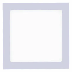 Plafonnier Leuchten-Direkt OSKAR LED Argenté, 1 lumière