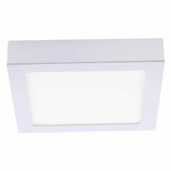 Plafonnier Leuchten-Direkt OSKAR LED Argenté, 1 lumière