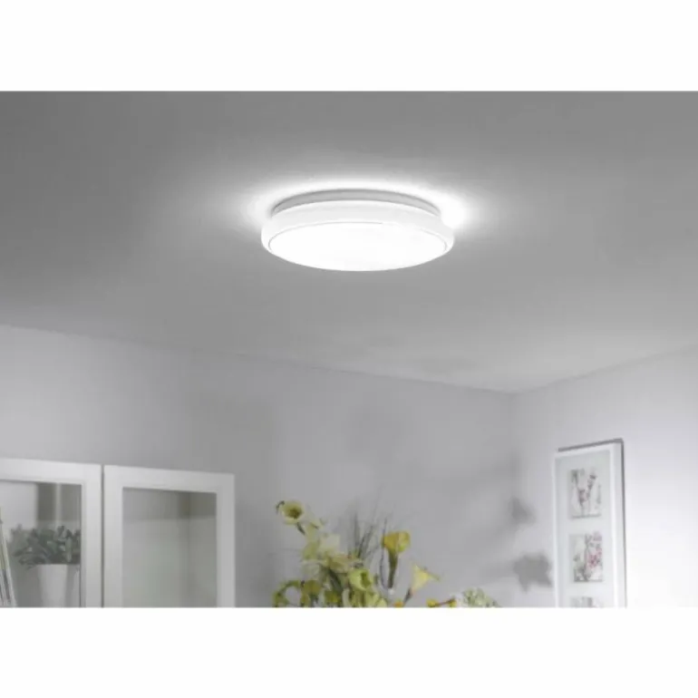 Plafonnier Leuchten-Direkt JUPITER LED Blanc, 1 lumière