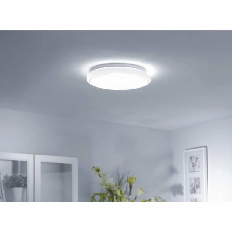 Plafonnier Leuchten-Direkt JUPITER LED Blanc, 1 lumière
