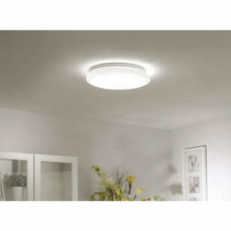Plafonnier Leuchten-Direkt JUPITER LED Blanc, 1 lumière