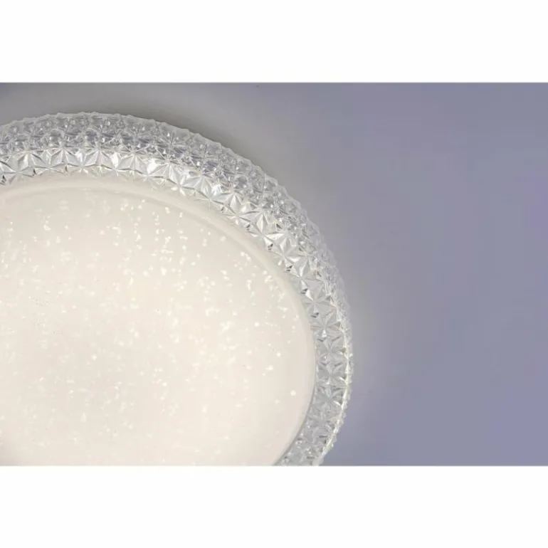 Plafonnier Leuchten-Direkt FRIDA LED Transparent, 1 lumière