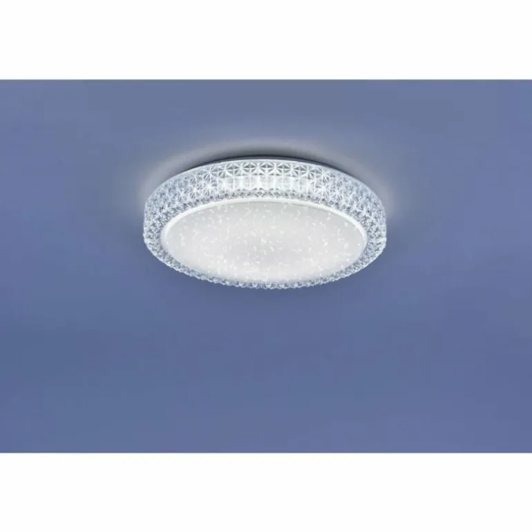 Plafonnier Leuchten-Direkt FRIDA LED Transparent, 1 lumière