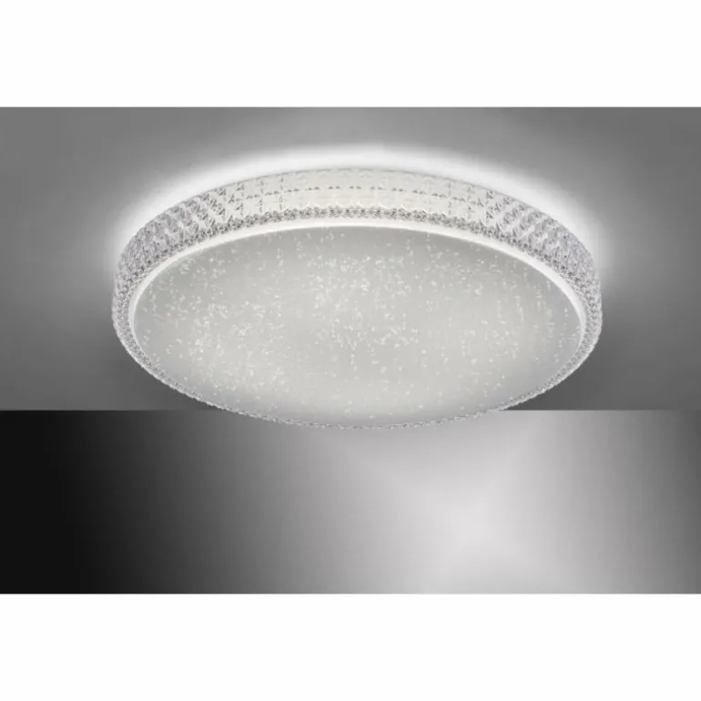 Plafonnier Leuchten-Direkt FRIDA LED Transparent, 1 lumière