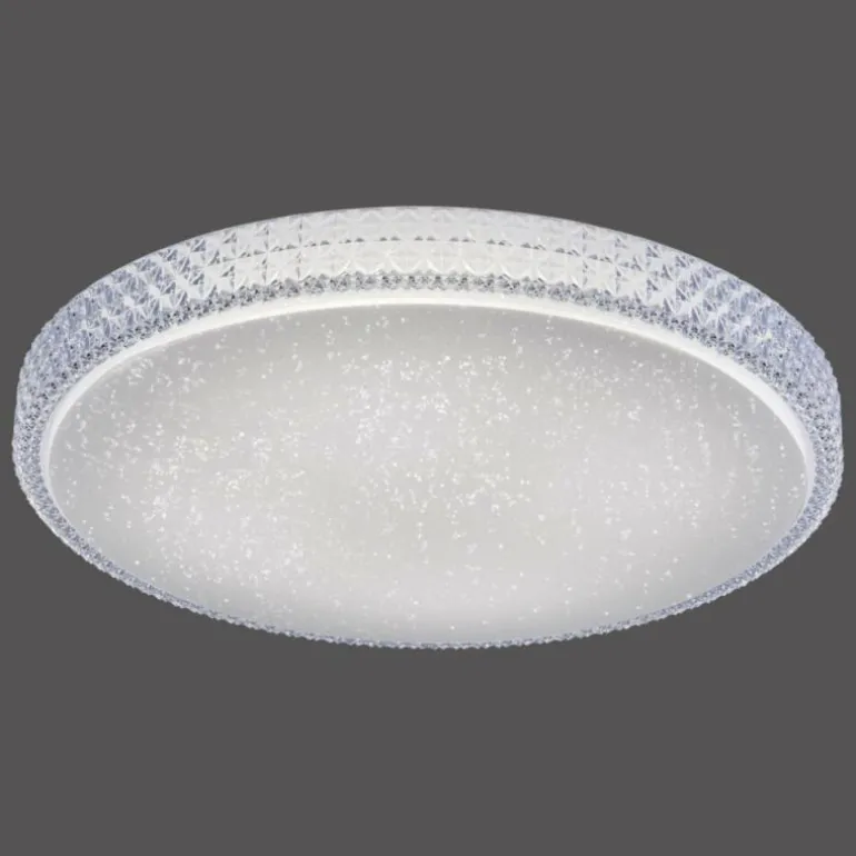 Plafonnier Leuchten-Direkt FRIDA LED Transparent, 1 lumière
