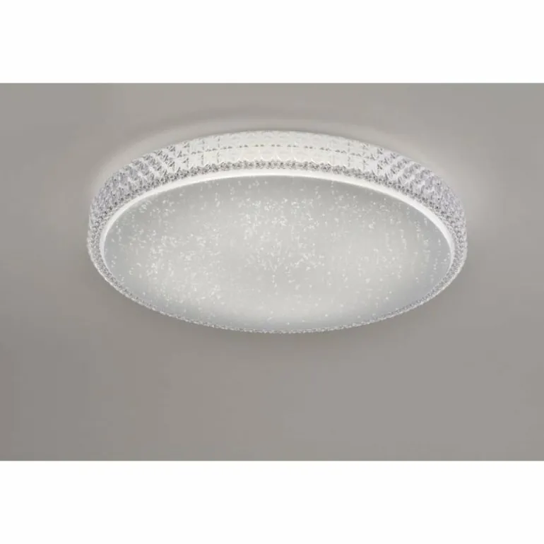 Plafonnier Leuchten-Direkt FRIDA LED Transparent, 1 lumière