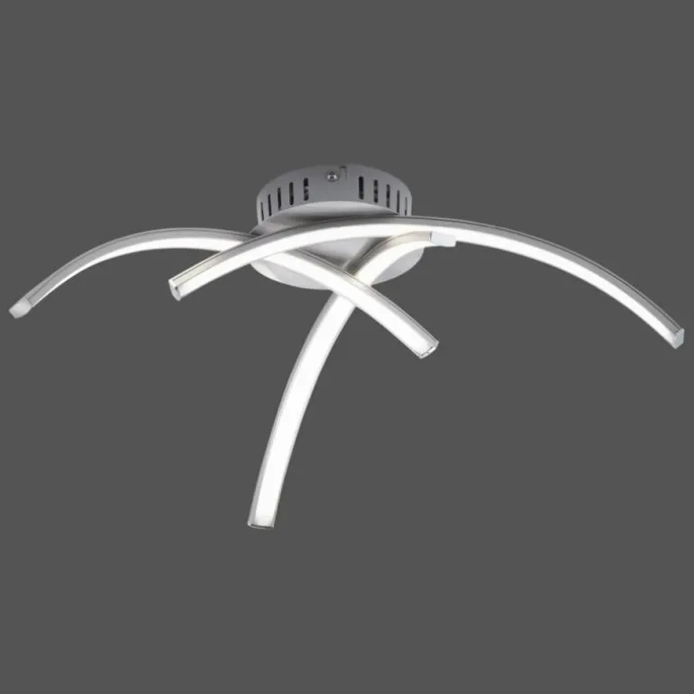 Plafonnier Leuchten-Direkt VALERIE LED Acier inoxydable, 3 lumières