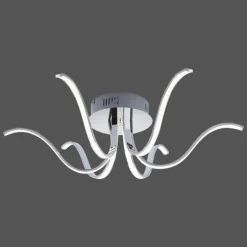 Plafonnier Leuchten-Direkt VALERIE LED Chrome, 6 lumières