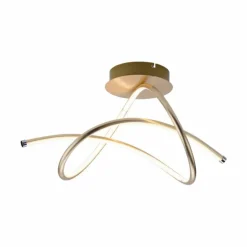 Plafonnier Leuchten-Direkt VIOLETTA LED Or, 1 lumière