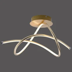 Plafonnier Leuchten-Direkt VIOLETTA LED Or, 1 lumière