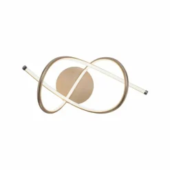 Plafonnier Leuchten-Direkt VIOLETTA LED Or, 1 lumière