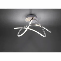 Plafonnier Leuchten-Direkt VIOLETTA LED Acier inoxydable, 1 lumière