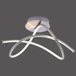 Plafonnier Leuchten-Direkt VIOLETTA LED Acier inoxydable, 1 lumière