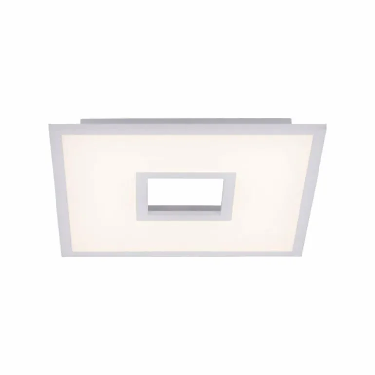 Plafonnier Leuchten-Direkt RECESS LED Blanc, 2 lumières, Télécommandes, Changeur de couleurs