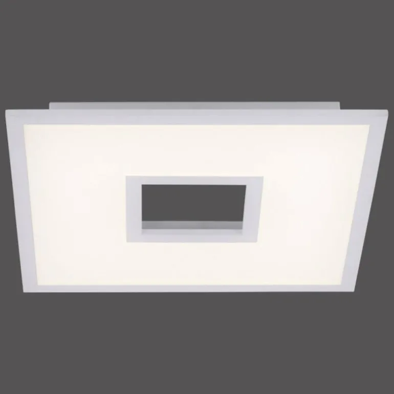 Plafonnier Leuchten-Direkt RECESS LED Blanc, 2 lumières, Télécommandes, Changeur de couleurs