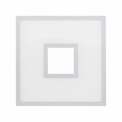 Plafonnier Leuchten-Direkt RECESS LED Blanc, 2 lumières, Télécommandes, Changeur de couleurs