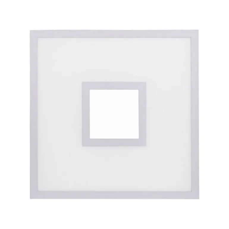 Plafonnier Leuchten-Direkt RECESS LED Blanc, 2 lumières, Télécommandes, Changeur de couleurs