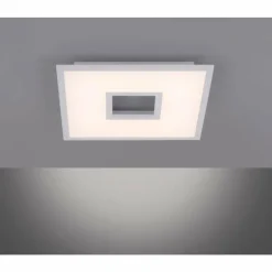 Plafonnier Leuchten-Direkt RECESS LED Blanc, 2 lumières, Télécommandes, Changeur de couleurs