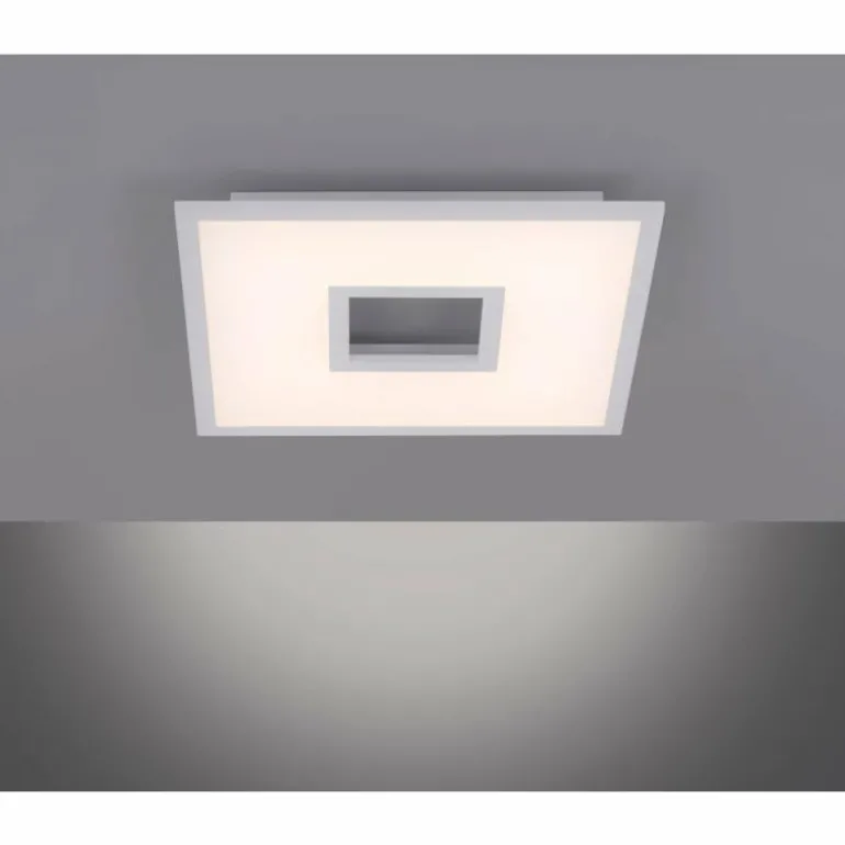 Plafonnier Leuchten-Direkt RECESS LED Blanc, 2 lumières, Télécommandes, Changeur de couleurs