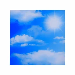 Plafonnier Leuchten-Direkt CLOUD LED Blanc, 1 lumière, Télécommandes