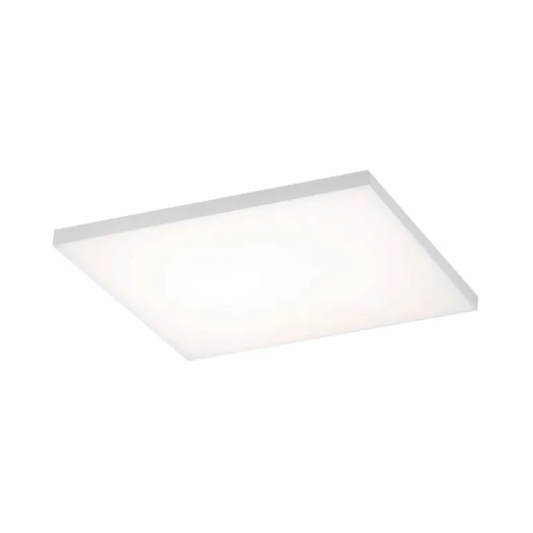 Plafonnier Leuchten-Direkt CANVAS LED Blanc, 1 lumière, Télécommandes