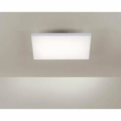 Plafonnier Leuchten-Direkt CANVAS LED Blanc, 1 lumière, Télécommandes