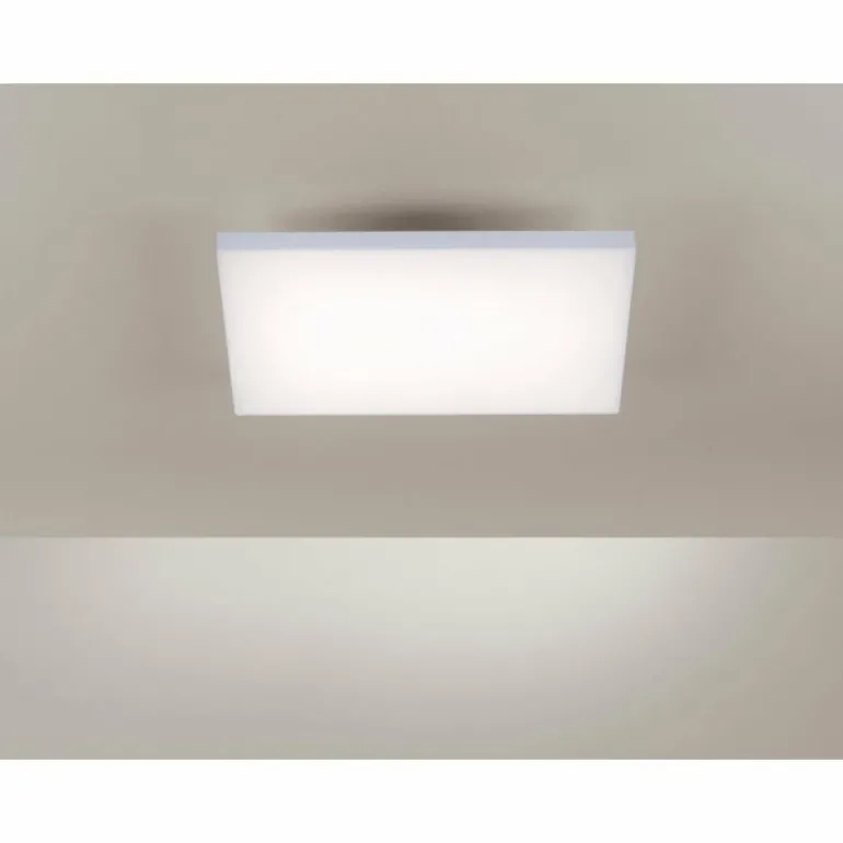 Plafonnier Leuchten-Direkt CANVAS LED Blanc, 1 lumière, Télécommandes