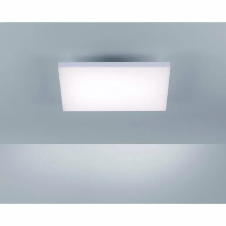 Plafonnier Leuchten-Direkt CANVAS LED Blanc, 1 lumière, Télécommandes