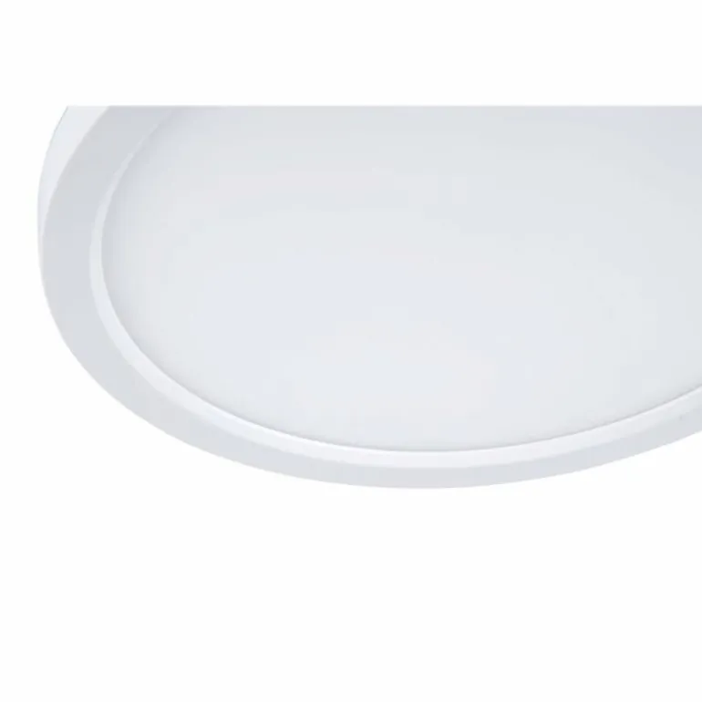 Plafonnier Leuchten-Direkt FLAT LED Blanc, 1 lumière, Télécommandes