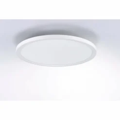 Plafonnier Leuchten-Direkt FLAT LED Blanc, 1 lumière, Télécommandes